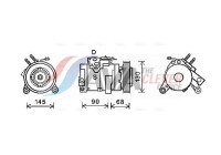 Compressor, air conditioning