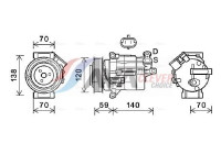 Compressor, air conditioning