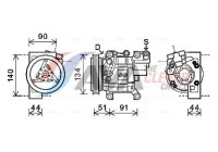 Compressor, air conditioning