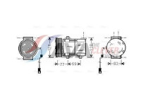 Compressor, air conditioning