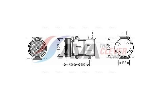 Compressor, air conditioning