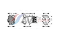 Compressor, air conditioning
