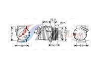 Compressor, air conditioning