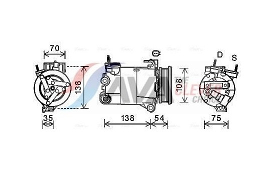 Compressor, air conditioning