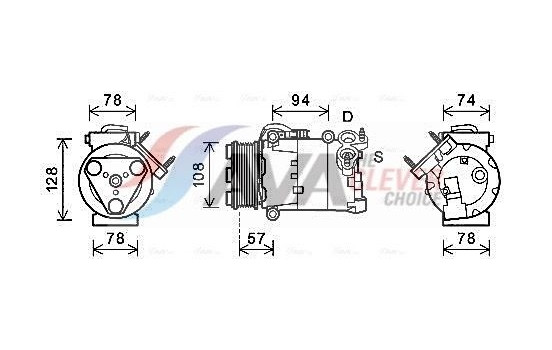 Compressor, air conditioning