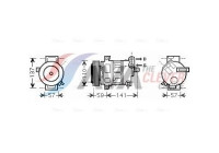 Compressor, air conditioning