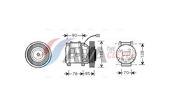 Compressor, air conditioning