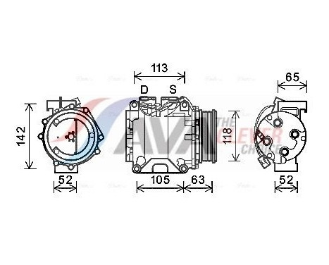 Compressor, air conditioning