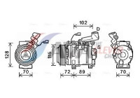 Compressor, air conditioning