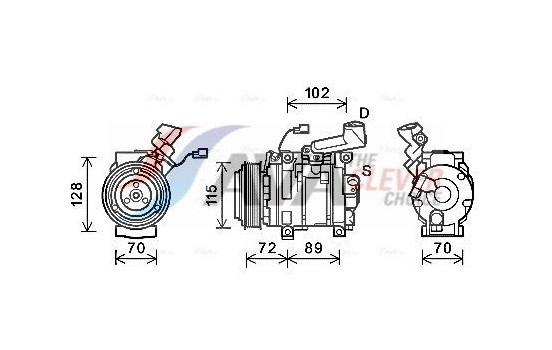 Compressor, air conditioning