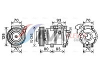 Compressor, air conditioning