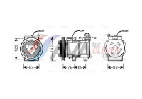 Compressor, air conditioning
