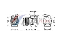 Compressor, air conditioning