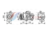 Compressor, air conditioning