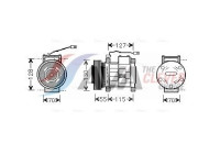 Compressor, air conditioning