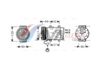 Compressor, air conditioning