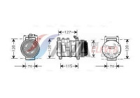 Compressor, air conditioning