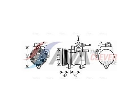Compressor, air conditioning