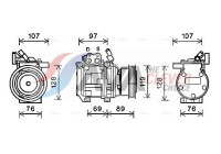 Compressor, air conditioning