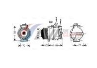 Compressor, air conditioning