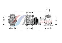 Compressor, air conditioning