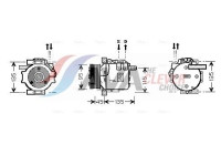 Compressor, air conditioning