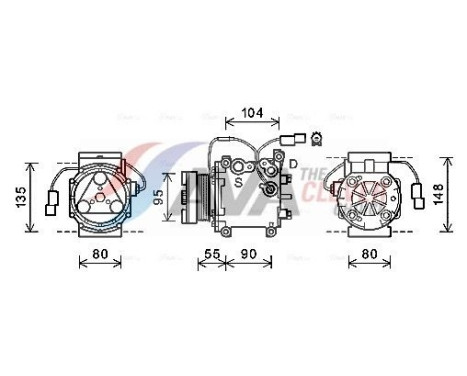 Compressor, air conditioning