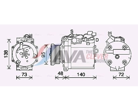 Compressor, air conditioning