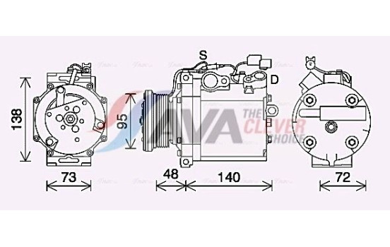 Compressor, air conditioning