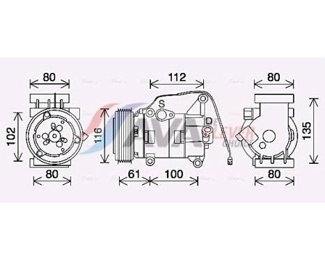 Compressor, air conditioning