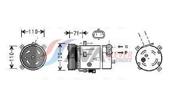Compressor, air conditioning