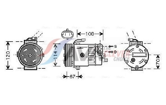 Compressor, air conditioning