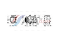 Compressor, air conditioning