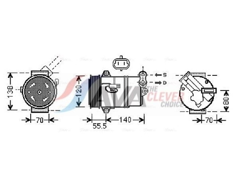 Compressor, air conditioning