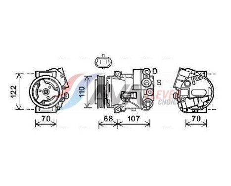 Compressor, air conditioning