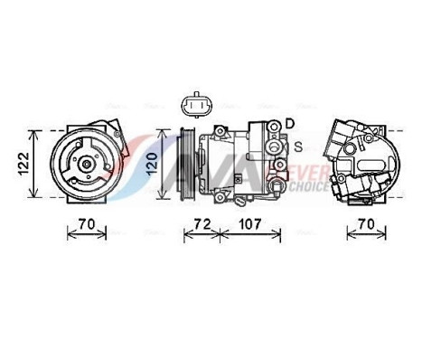 Compressor, air conditioning