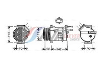 Compressor, air conditioning