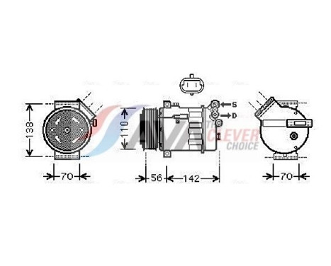 Compressor, air conditioning
