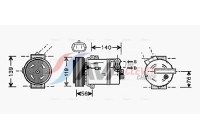 Compressor, air conditioning