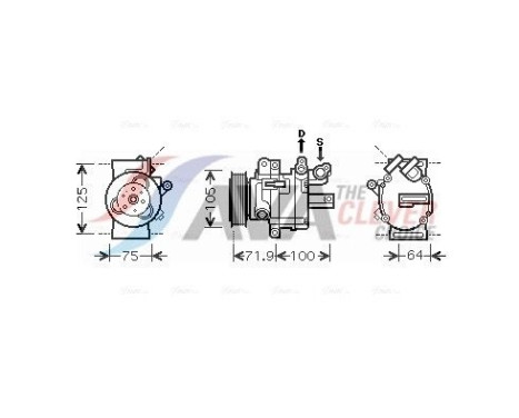 Compressor, air conditioning