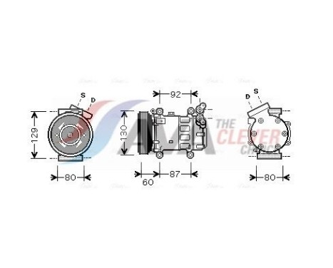 Compressor, air conditioning