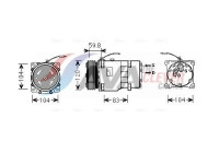 Compressor, air conditioning