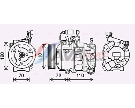 Compressor, air conditioning