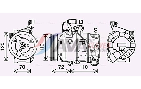 Compressor, air conditioning