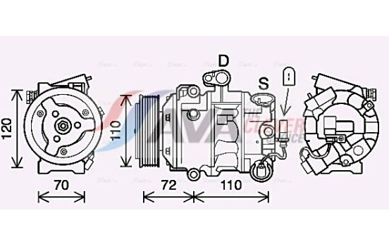 Compressor, air conditioning