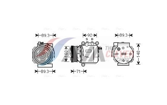 Compressor, air conditioning