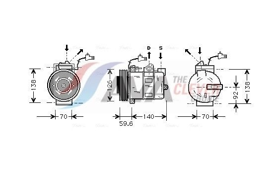 Compressor, air conditioning