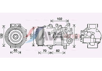 Compressor, air conditioning