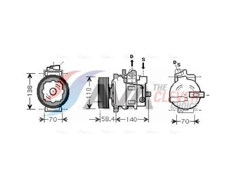Compressor, air conditioning