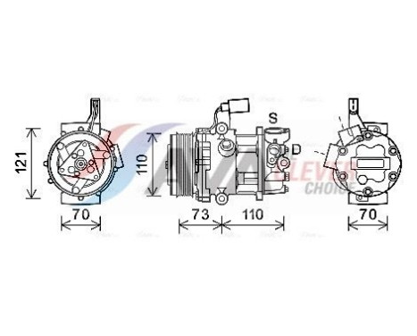 Compressor, air conditioning